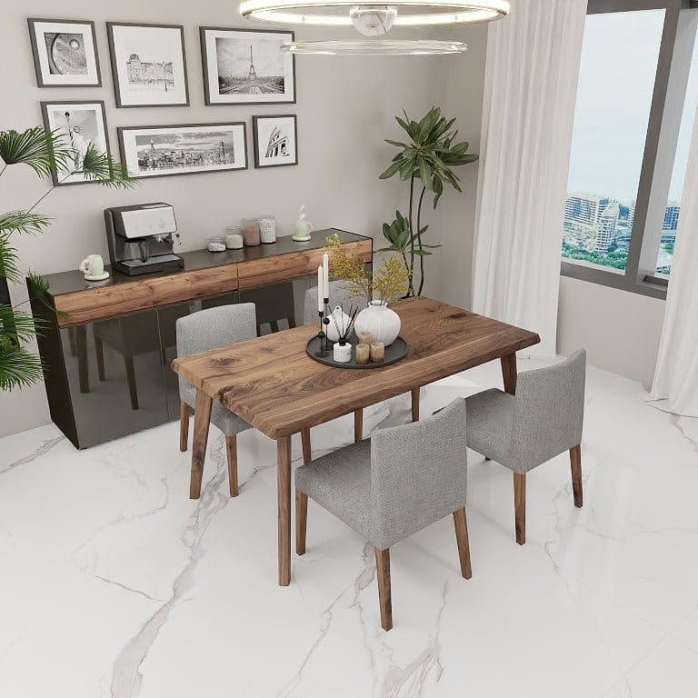 Norya Table - American Solid Wood Tables in Singapore | Picket & Rail ...