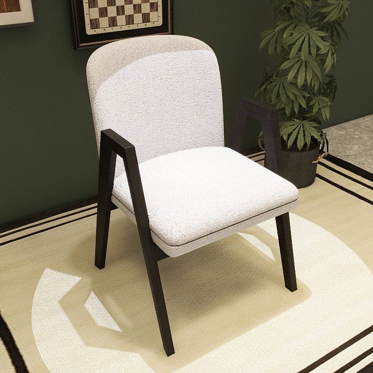 Norya Solid Wood Dining Chair - European Dark Oak (C6Z65-Q) picket and rail