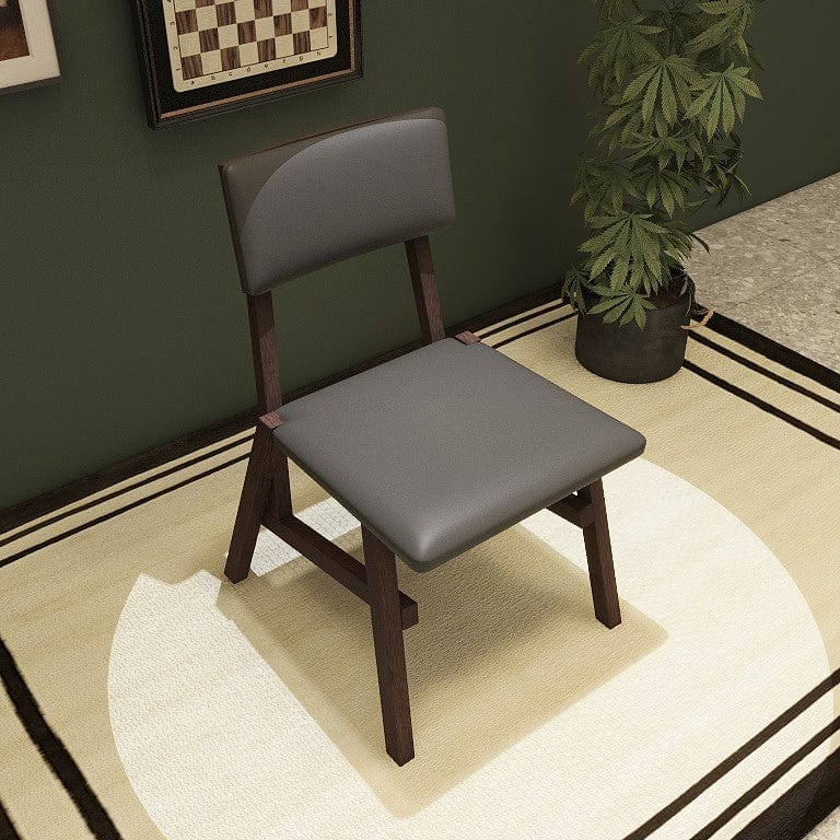 Norya Solid Wood Dining Chair - European Red Oak (R6Z78-V) picket and rail