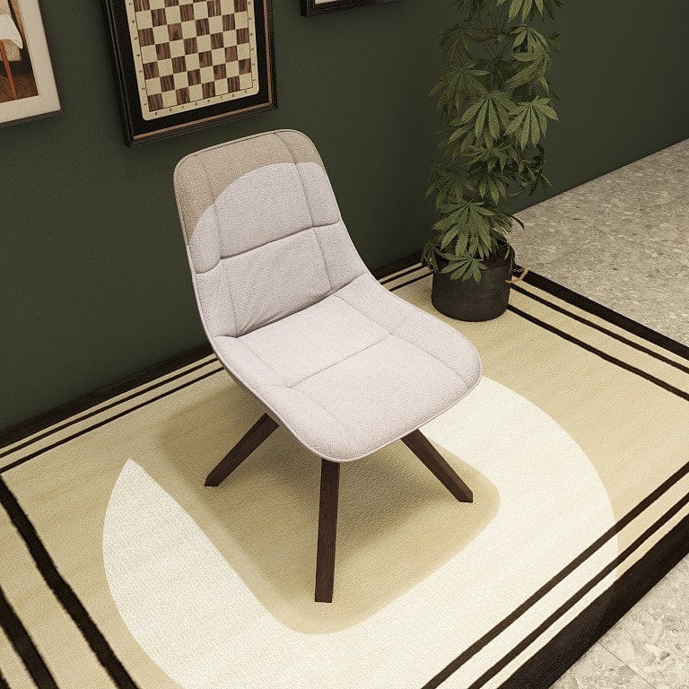 Norya Solid Wood Dining Chair - European Red Oak (R6Z85Q123) picket and rail