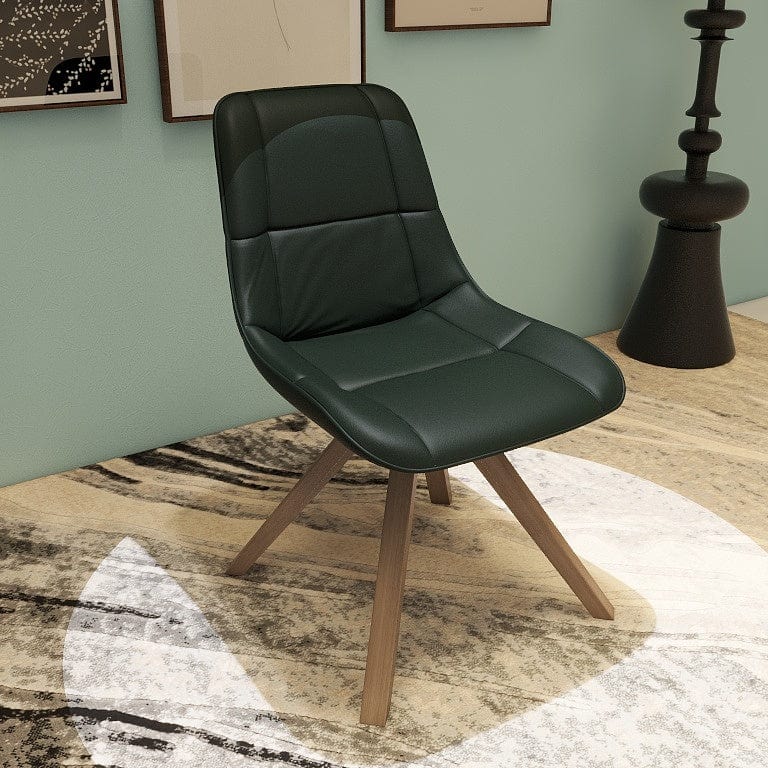 Norya Solid Wood Dining Chair - German White Oak (X6Z85N06) picket and rail