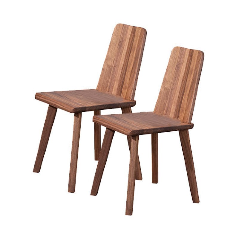 NORYA Solid Wood Dining Chairs D5 American Walnut (N6Z82-C) picket and rail