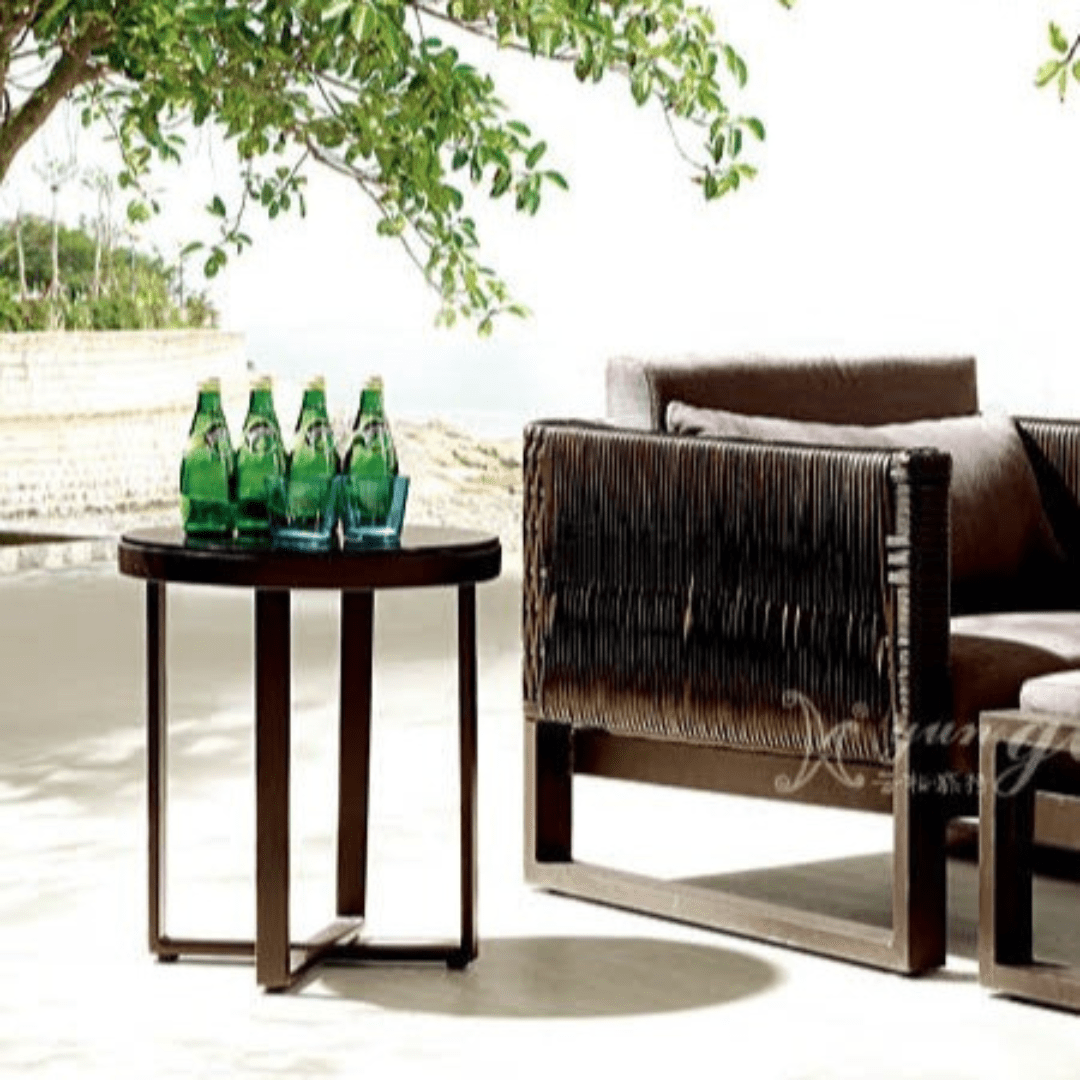 Outdoor Collection Barite Series WA2018 Coffee/Side Table picket and rail