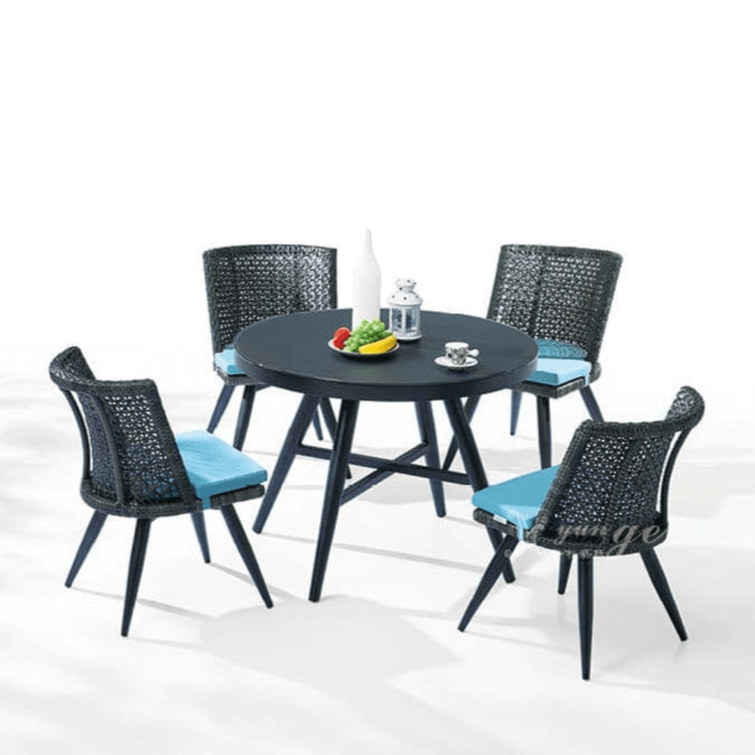 Outdoor Collection Kitaibela Series WA4037 Dining Table picket and rail