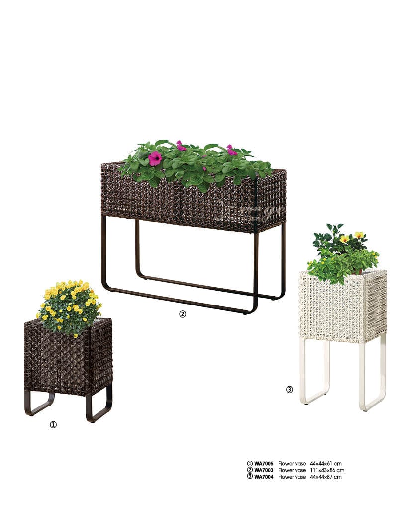 Outdoor Collection Orlando Series WA7003 Planter Box picket and rail