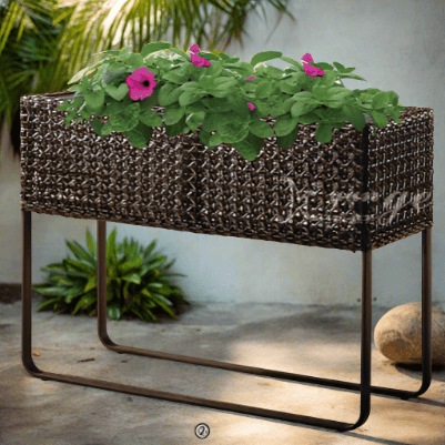 Outdoor Collection Orlando Series WA7003 Planter Box picket and rail