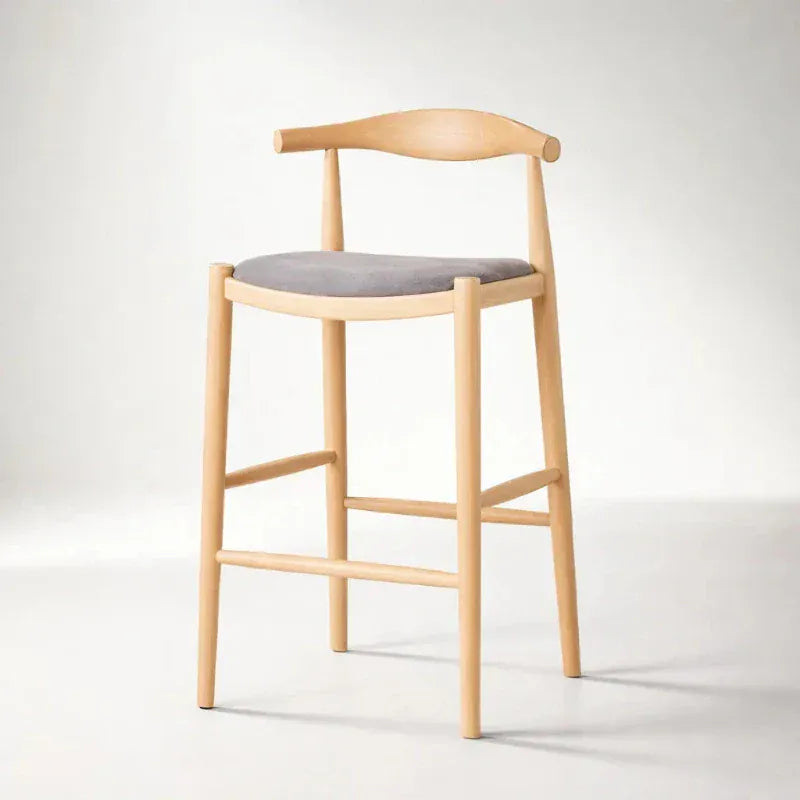 Oxley Bar Chair (BS9193A) - Custom Solid Wood American Oak Dining Chair Mid-Century Architect-Inspired Scandinavian Minimalist picket and rail