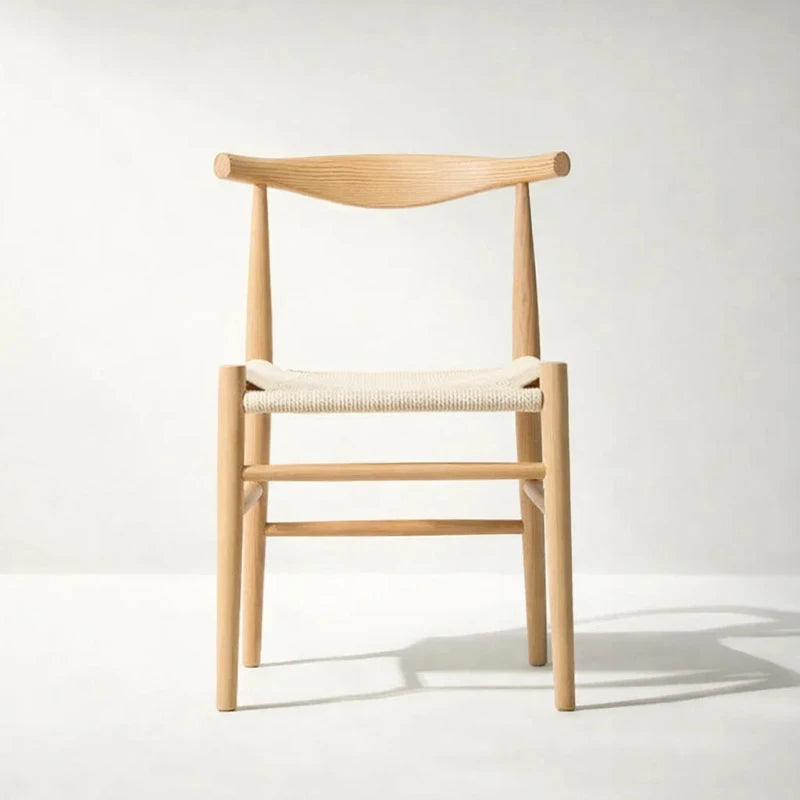 Oxley Chair (CH7259A) - Custom Solid Wood American Oak Dining Chair Mid-Century Architect-Inspired Scandinavian Minimalist picket and rail