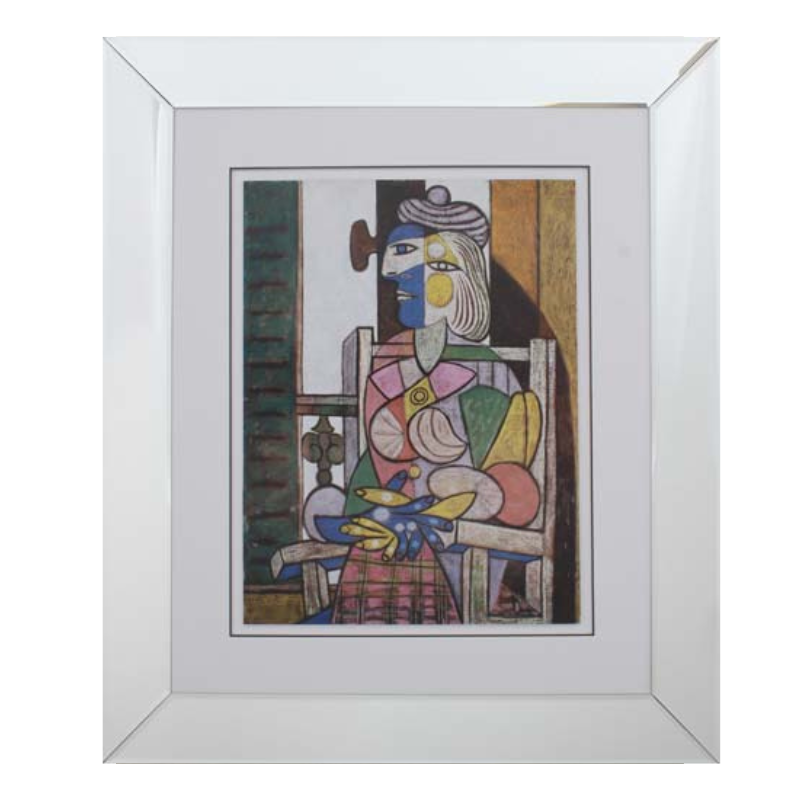 Pablo Picasso “Femme Assise Devant La Fenetre", 1937 | Licensed Art Print | Framed Art | Lithograph | Abstract