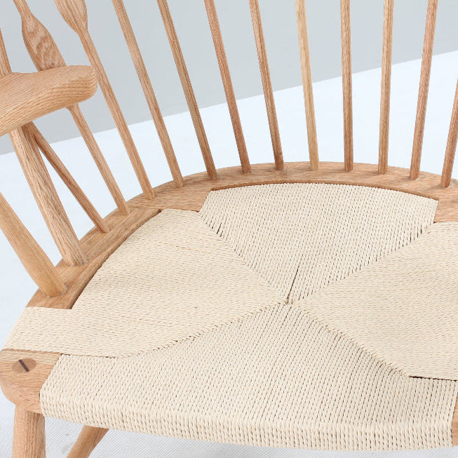 Pearl Lounge Chair (CH7253) - Custom Solid Wood American Oak Lounge Chair Mid-Century Architect-Inspired Scandinavian Minimalist picket and rail