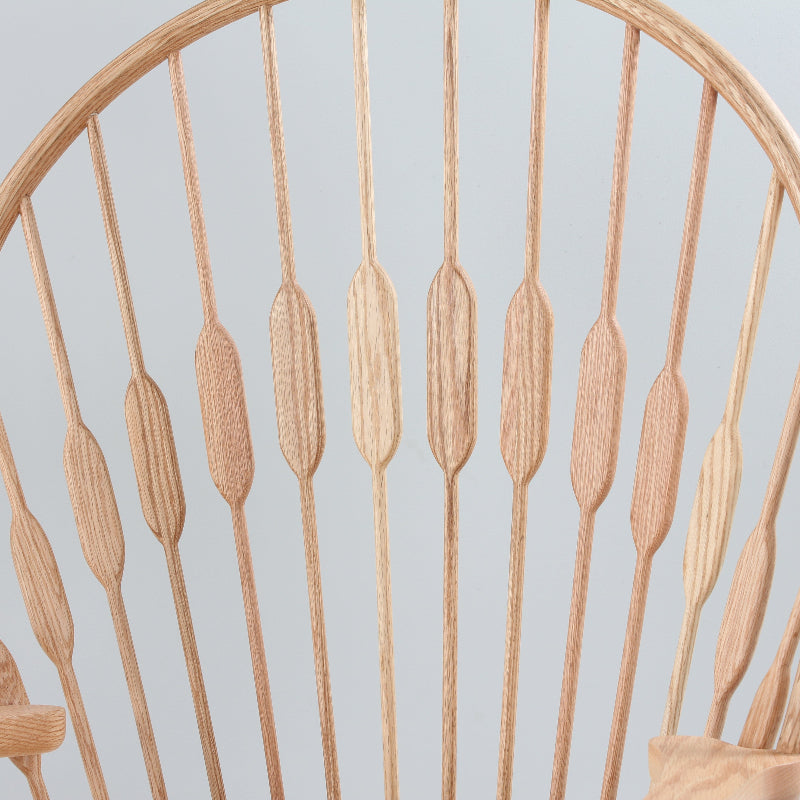 Pearl Lounge Chair (CH7253) - Custom Solid Wood American Oak Lounge Chair Mid-Century Architect-Inspired Scandinavian Minimalist picket and rail