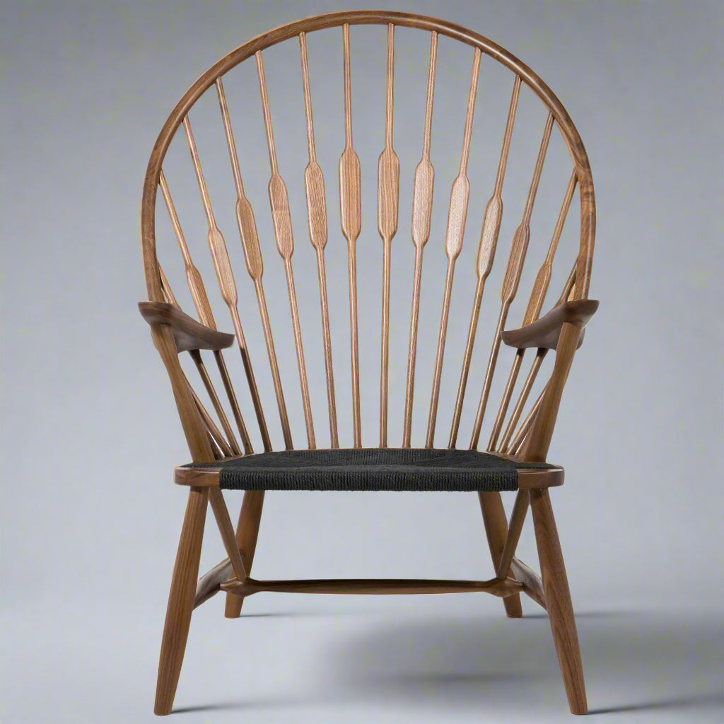 Pearl Lounge Chair (CH7253) - Custom Solid Wood American Oak Lounge Chair Mid-Century Architect-Inspired Scandinavian Minimalist picket and rail