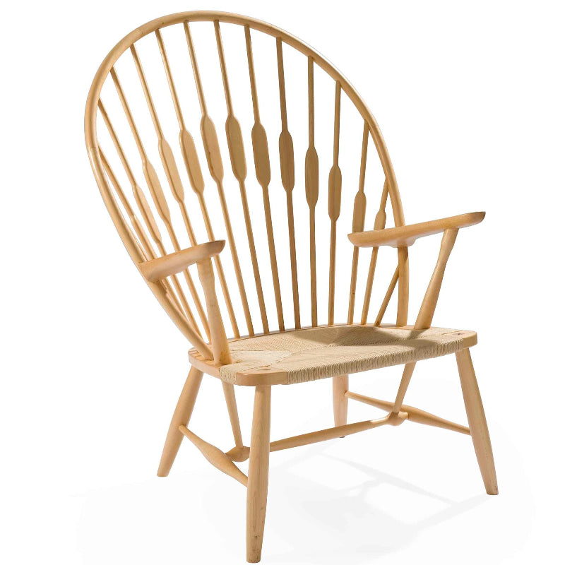 Pearl Lounge Chair (CH7253) - Custom Solid Wood American Oak Lounge Chair Mid-Century Architect-Inspired Scandinavian Minimalist picket and rail