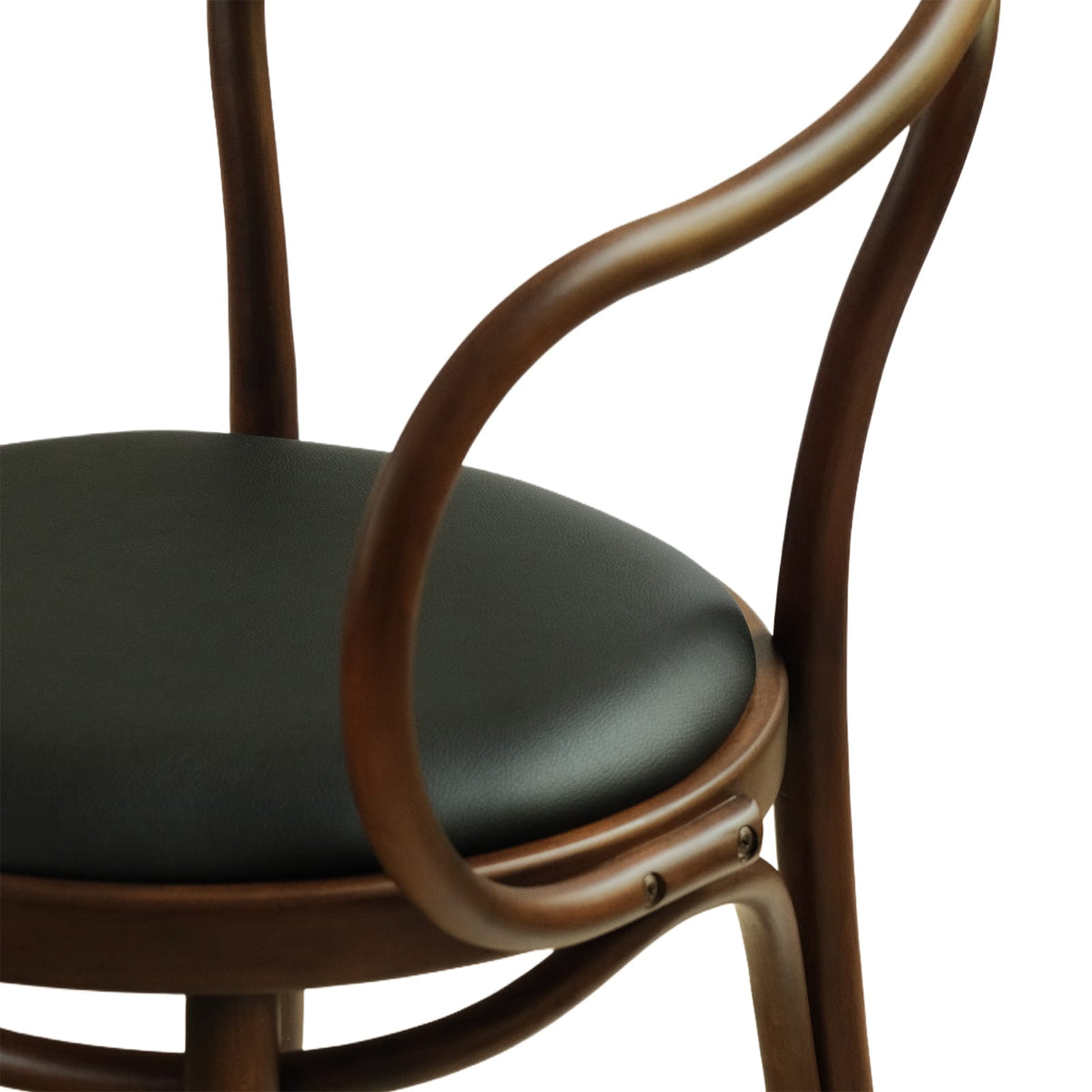 Prague Armchair (CH30B) Central European Design Solid Wood  American Beech Bentwood Dining Chair - Walnut/Oak/Black picket and rail