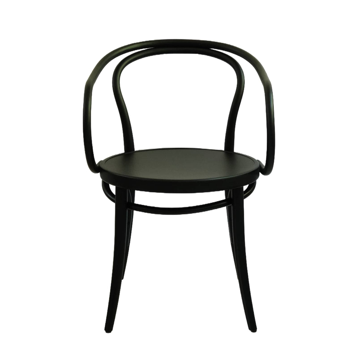 Prague Armchair (CH30B) Central European Design Solid Wood  American Beech Bentwood Dining Chair - Walnut/Oak/Black picket and rail
