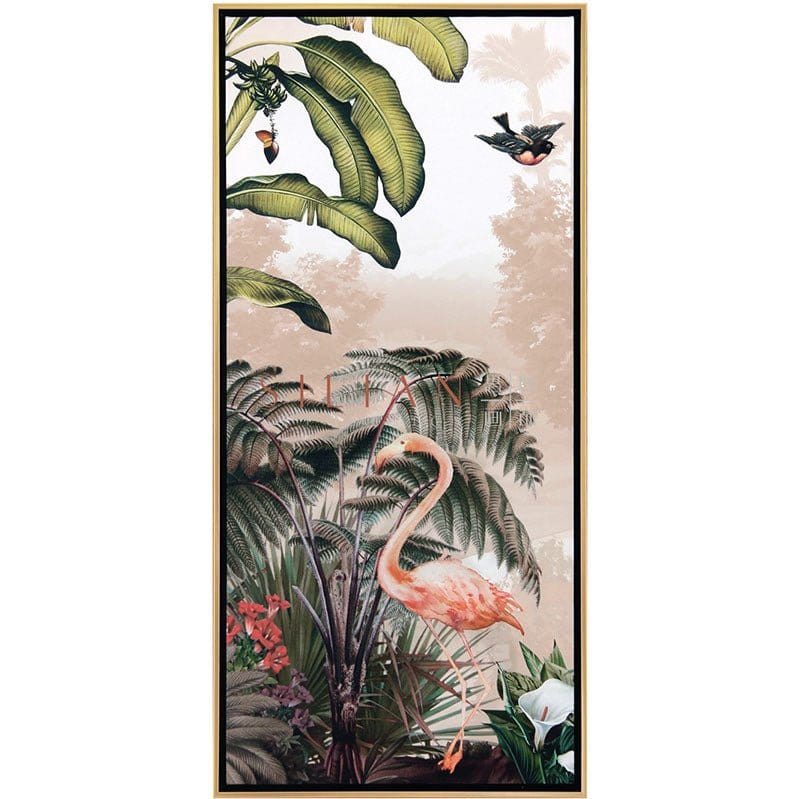 QiLing Gao - Tropical Rainforest (Set Of 4) Licensed Print (YH1106-1/2/3/4) picket and rail
