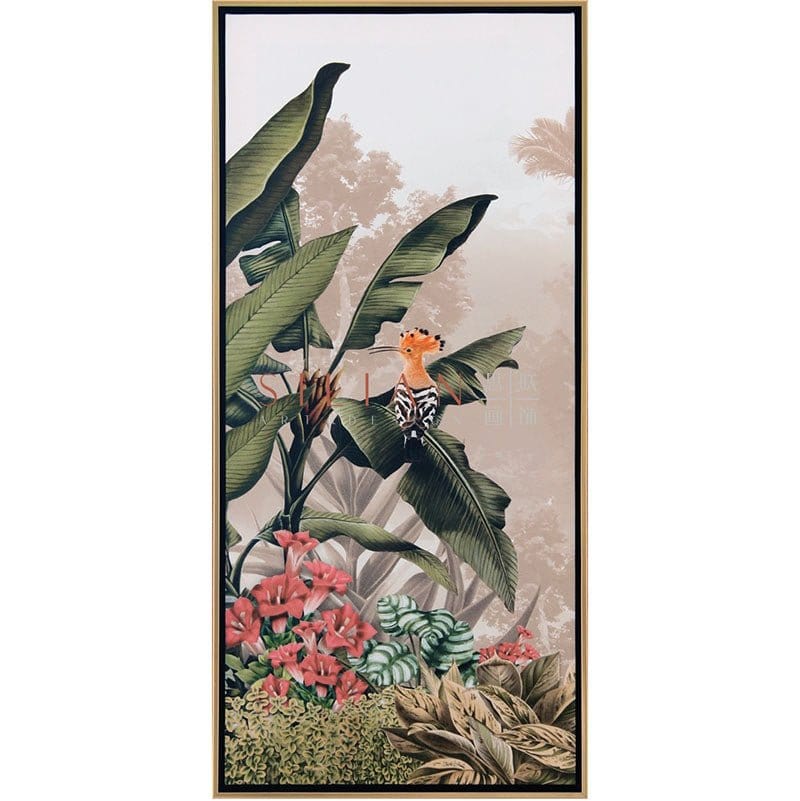 QiLing Gao - Tropical Rainforest (Set Of 4) Licensed Print (YH1106-1/2/3/4) picket and rail