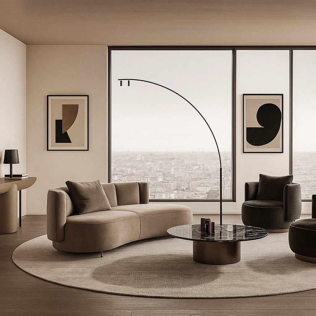 Ravino (SF12016) - Italian Minimalist Custom Sofa Bespoke in Leather & Fabric picket and rail