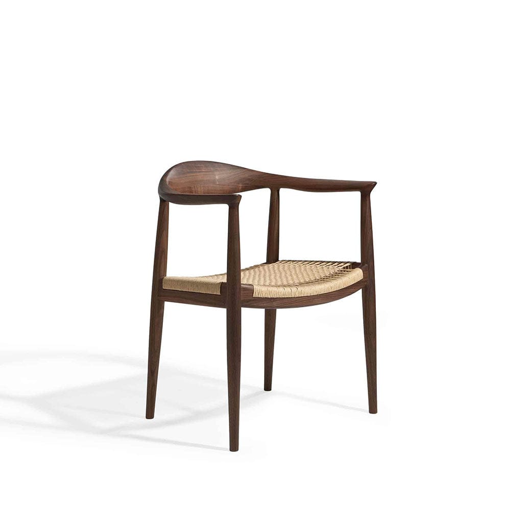 Roly Wooden Dining Chair - Solid American Ash Woven Paper Cord Seat (CH7252A) picket and rail