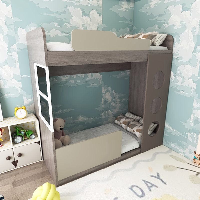 RTG Customized Loft Bed with Toddler Platform Bed picket and rail