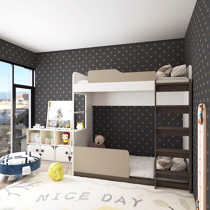 RTG Customized Loft Bed with Toddler Platform Bed picket and rail