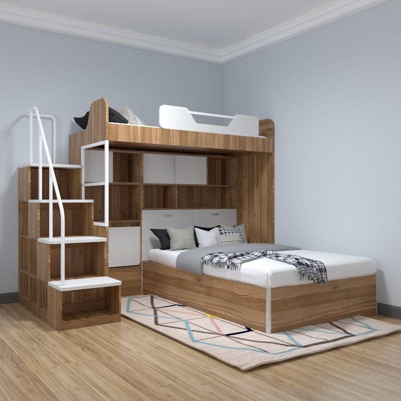 RTG Customized Single/Super Single Bunk Bed Series 3 picket and rail