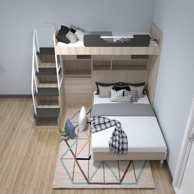 RTG Customized Single/Super Single Bunk Bed Series 3 With Storage