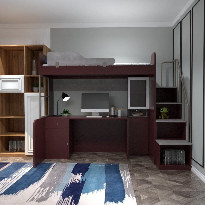 RTG Customized Single/Super Single Bunk Bed Series 4 picket and rail