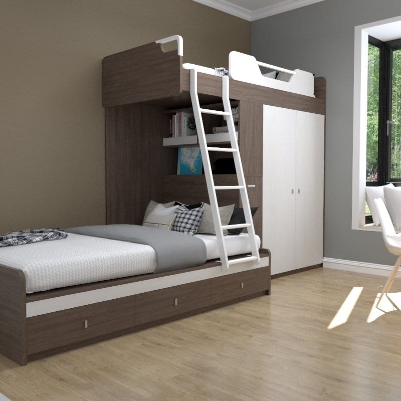 RTG Customized Single/Super Single Bunk Bed Series 5 With Storage