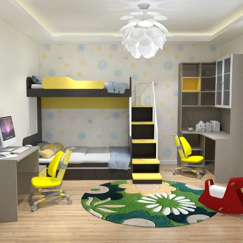 RTG Customized Single/Super Single/Queen Bunk Bed Series 1 picket and rail