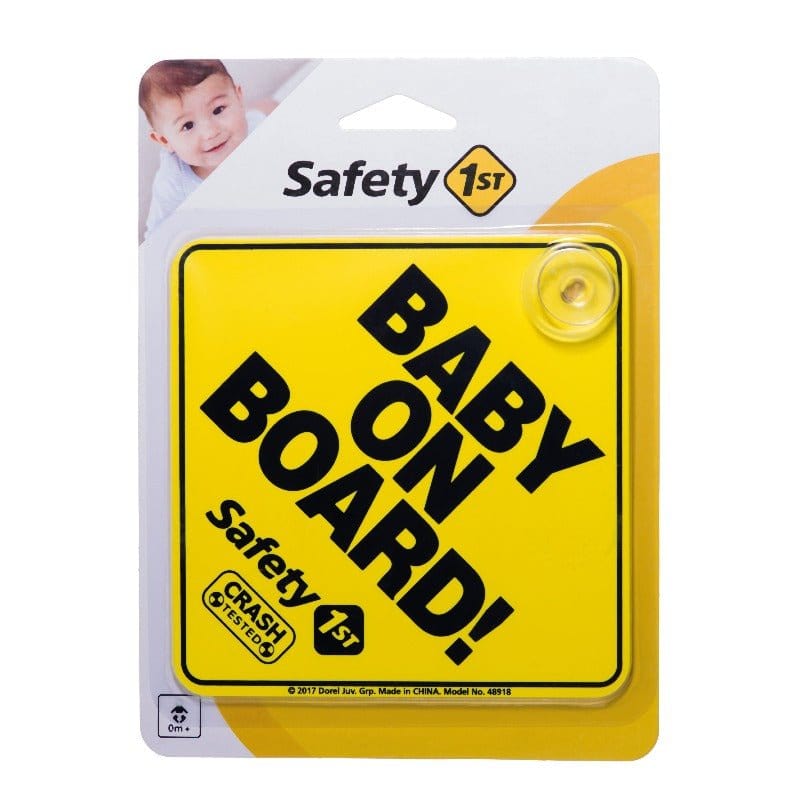 Safety 1st Baby On Board Sign SFE3800-0760 picket and rail