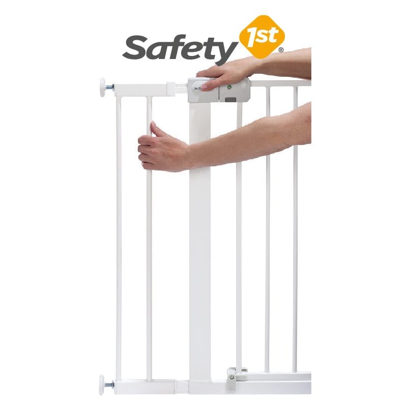 Safety 1st Easy Close Metal Gate Extension 7cm - White SFE2428-4310 picket and rail