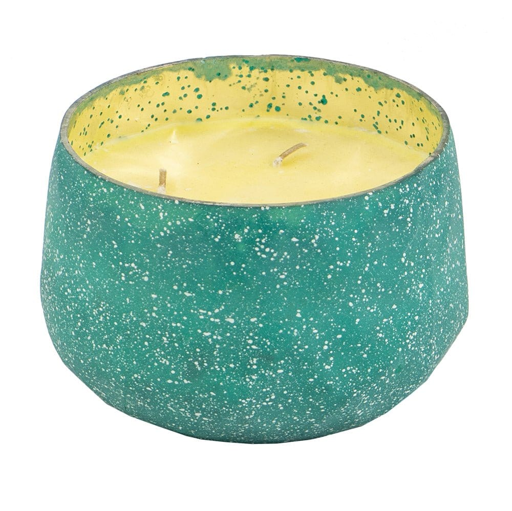 Scented Soy Wax Apple Blossom Candle (AB-77237-BLUE) picket and rail