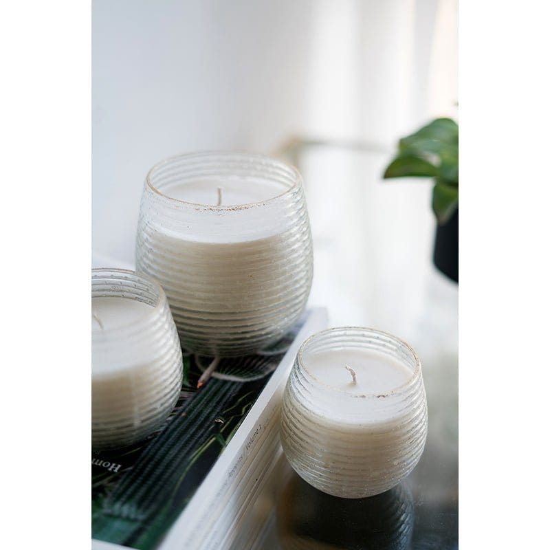 Scented Soy Wax Earl Grey Candle, Large (AB-77226) picket and rail