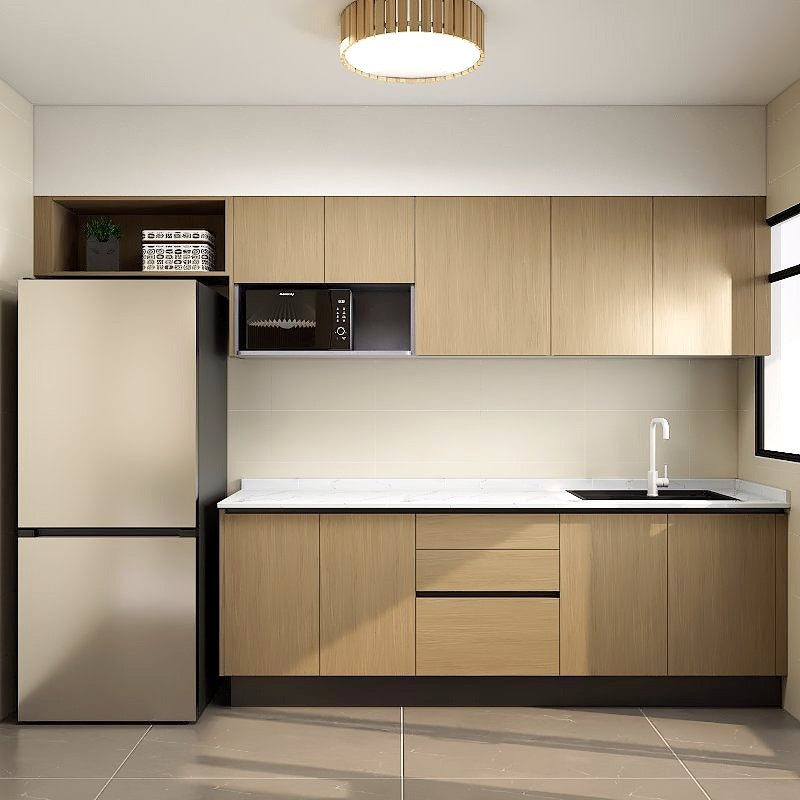 SCHMITT Forest Series SmartFit System 32ft Water Resistant Kitchen Cabinet picket and rail