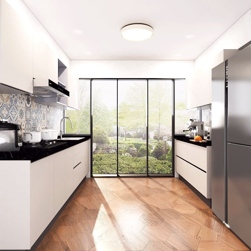 SCHMITT NY Series SmartFit System 32ft Water Resistant Kitchen Cabinet - NY2 picket and rail