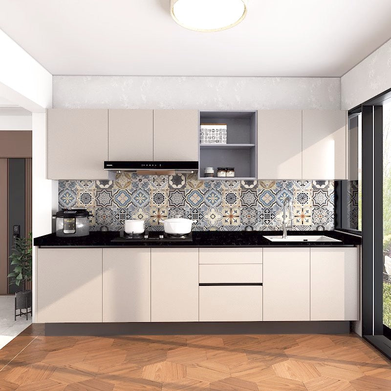 SCHMITT NY Series SmartFit System 32ft Water Resistant Kitchen Cabinet - NY2 picket and rail