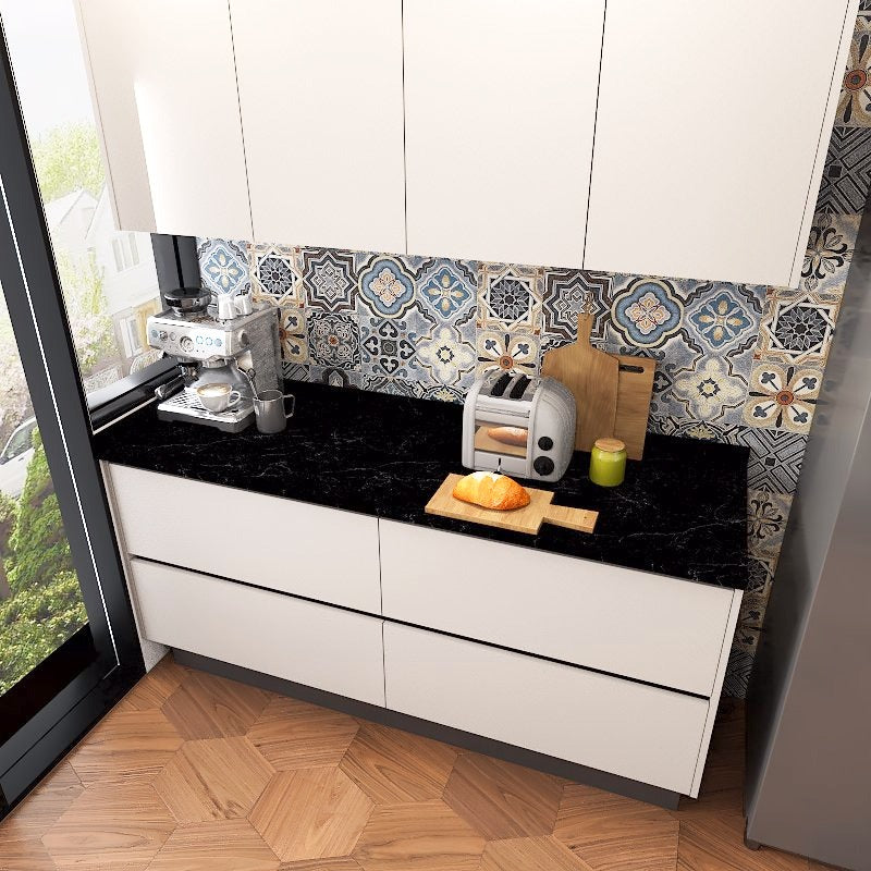 SCHMITT NY Series SmartFit System 32ft Water Resistant Kitchen Cabinet - NY2 picket and rail