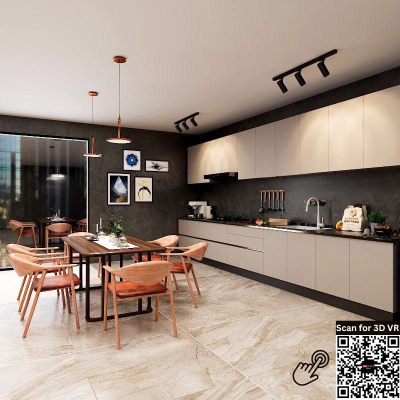 SCHMITT SmartFit NY Series System 32ft Water Resistant Kitchen Cabinet - NY1 picket and rail