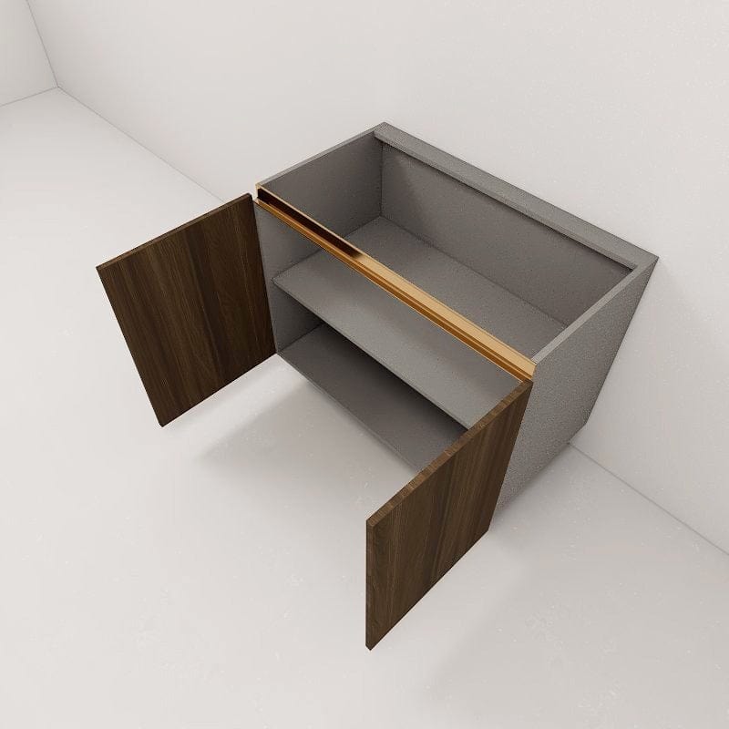 SCHMITT SmartFit System Kitchen Cabinet - Bottom Cabinet with 2 Doors picket and rail