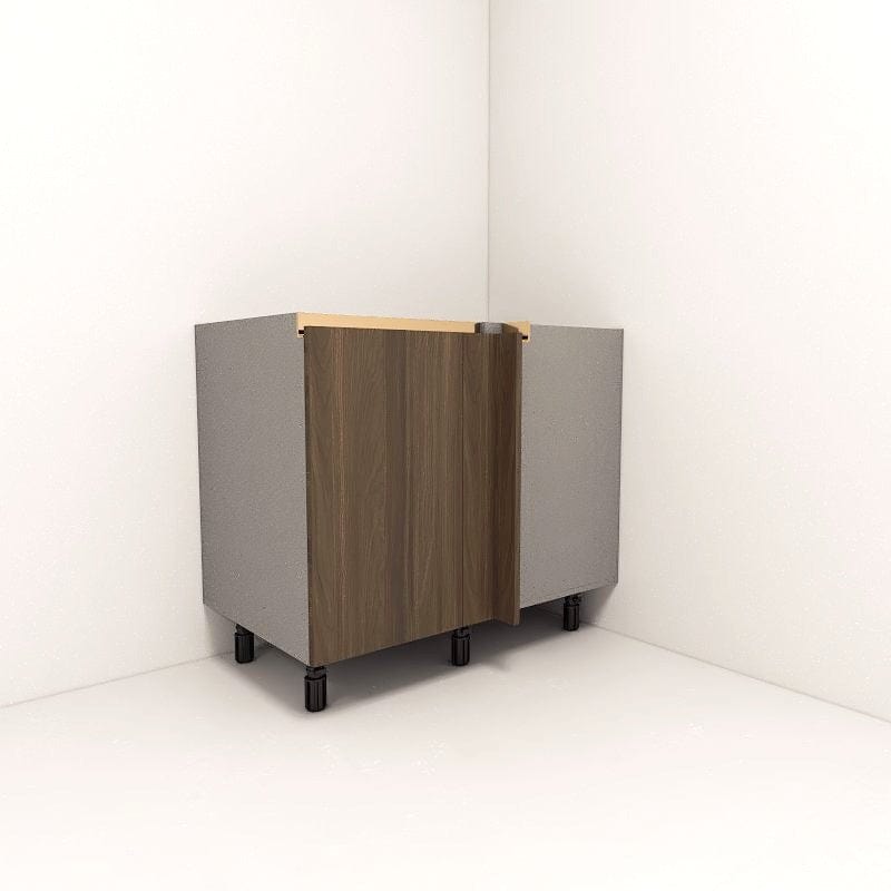 SCHMITT SmartFit System Kitchen Cabinet - Corner Unit (Bottom) picket and rail