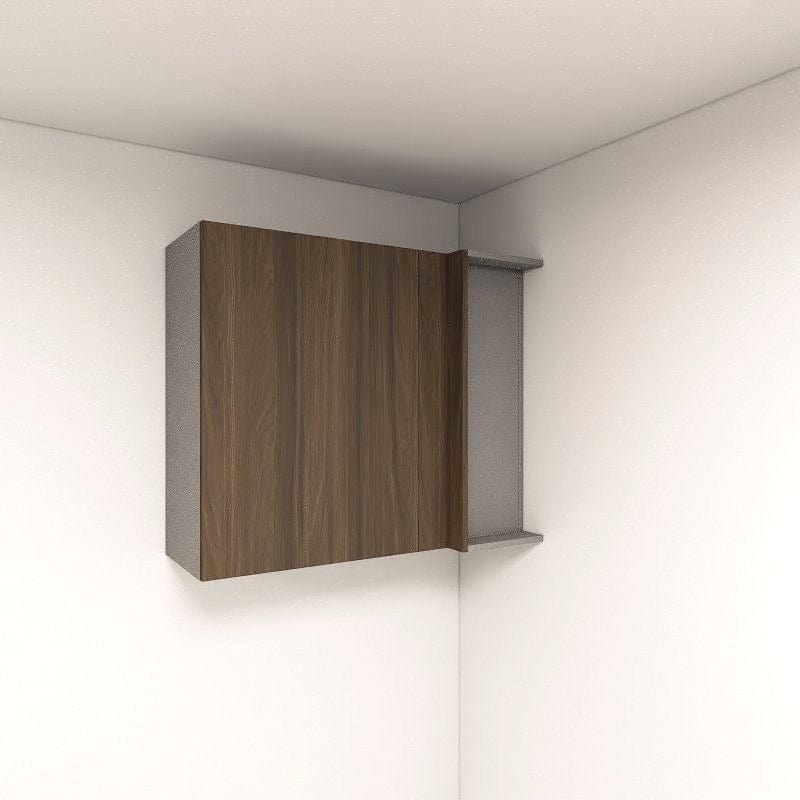 SCHMITT SmartFit System Kitchen Cabinet - Corner Unit (Wall Mount) picket and rail