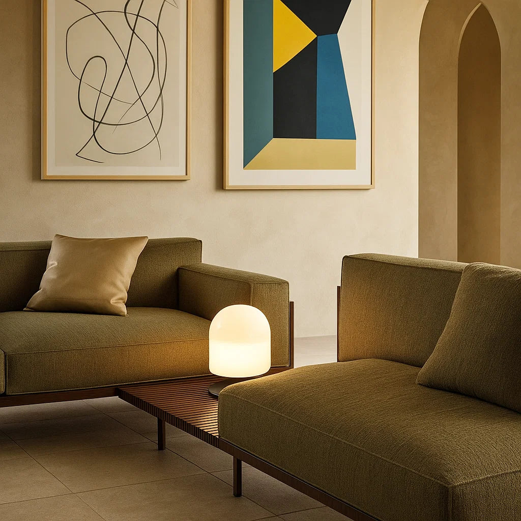 Serava (SF12011)- Italian Minimalist Custom Sofa Bespoke in Leather & Fabric picket and rail