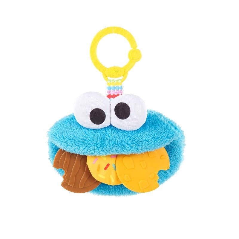 Sesame Street Cookie Mania Teether On-the-Go Plush Attachment BS12094 picket and rail