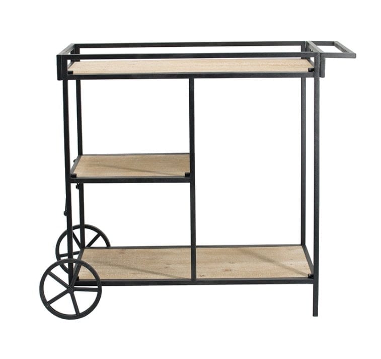Shelf with Wheels (48368) picket and rail