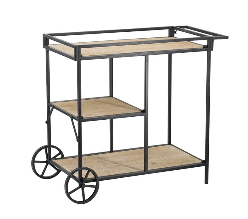 Shelf with Wheels (48368) picket and rail
