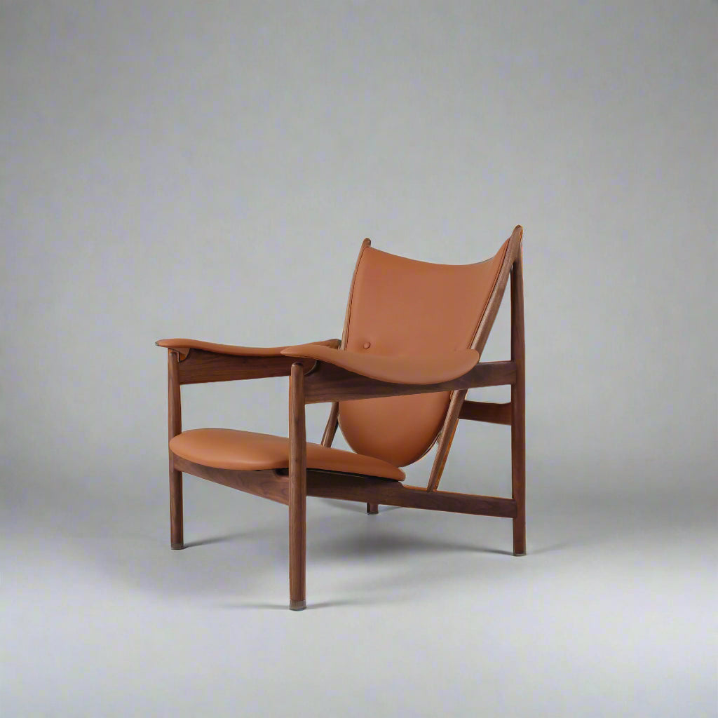 Sheriff Lounge Chair (CH9294) - Custom Solid Wood American Oak Lounge Chair Mid-Century Architect-Inspired Scandinavian Minimalist picket and rail