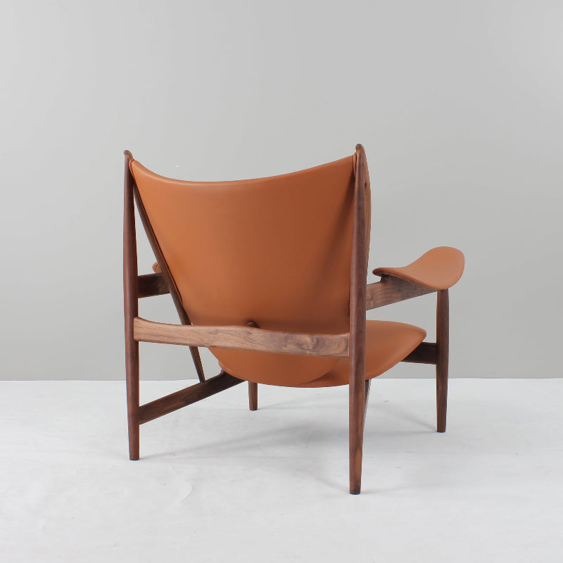Sheriff Lounge Chair (CH9294) - Custom Solid Wood American Oak Lounge Chair Mid-Century Architect-Inspired Scandinavian Minimalist picket and rail