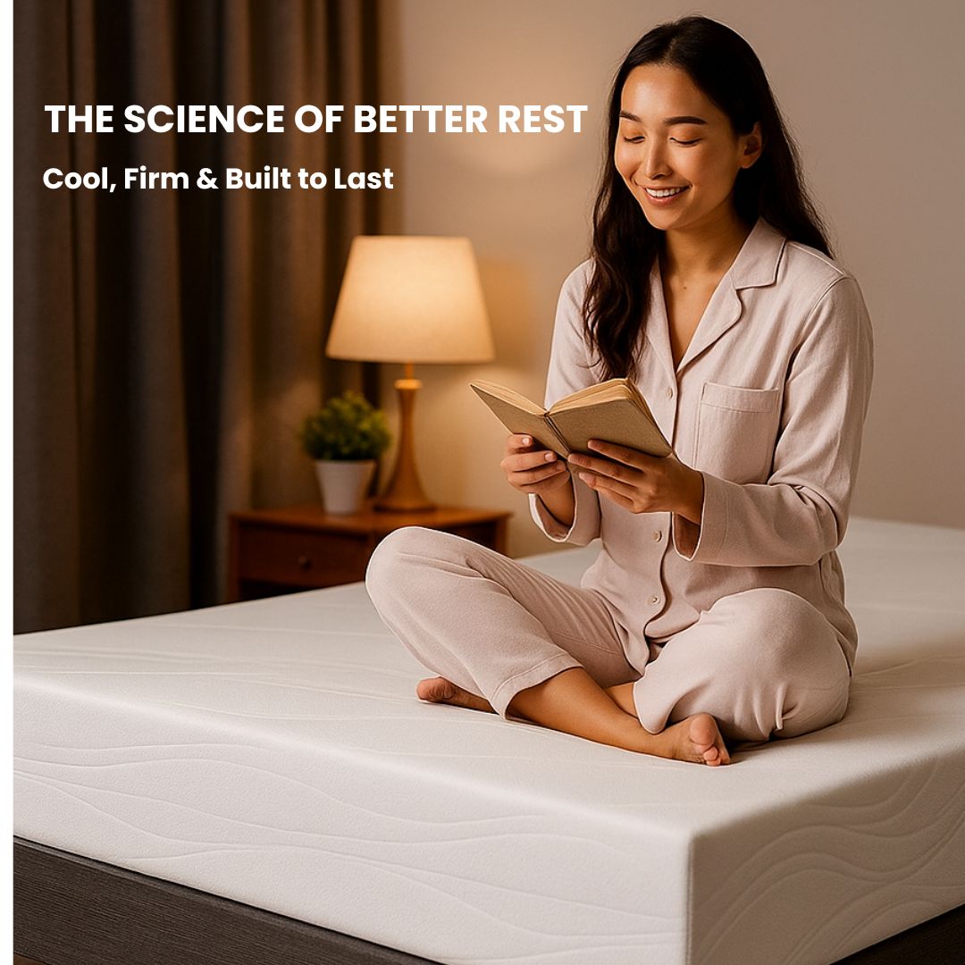 ShinJu X Cooling Foam Mattress with Ice Fabric – Comfort for Adults & Seniors picket and rail