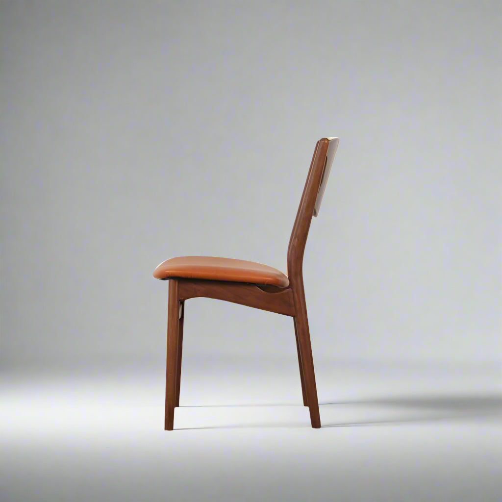 Sivian Dining Chair (CH2410) - Custom Solid Wood American Oak Dining Chair Mid-Century Architect-Inspired Scandinavian Minimalist picket and rail